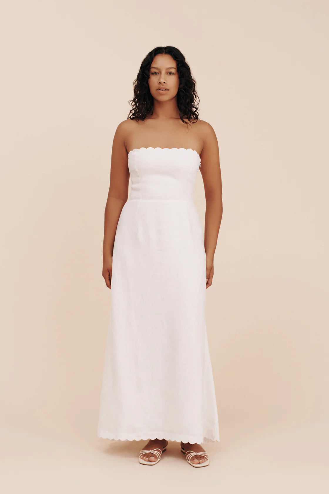 Zayla Dress in Ivory