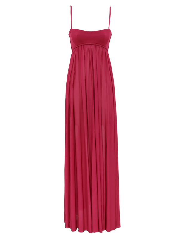 jersey bandeau maxi dress Black Stretch Cotton Jersey Bandeau Maxi Dress