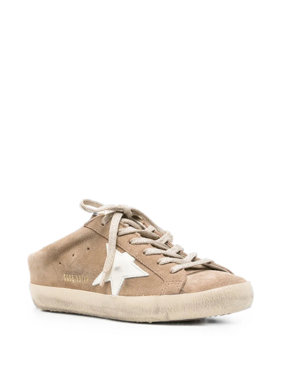 golden goose tobacco suede Women's Mid Star in with fringing and studs Rooted in 60s running heritage Golden Goose Deluxe Brand Women's