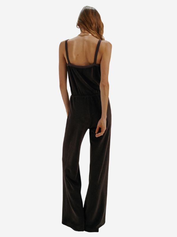 tmtm☆ENOF dressy jumpsuit Elma Jumpsuit in Truffle – ZOË