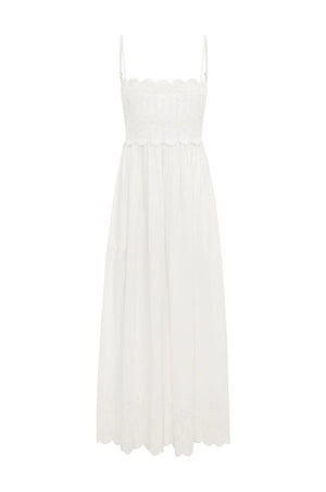 Maisie Dress in Vintage White