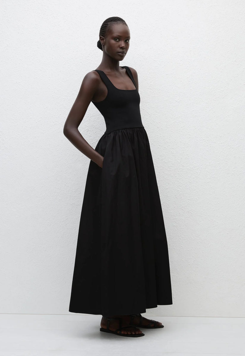 andmary Franka cotton dress black 正規品 ANDMARY】Franka cotton dress