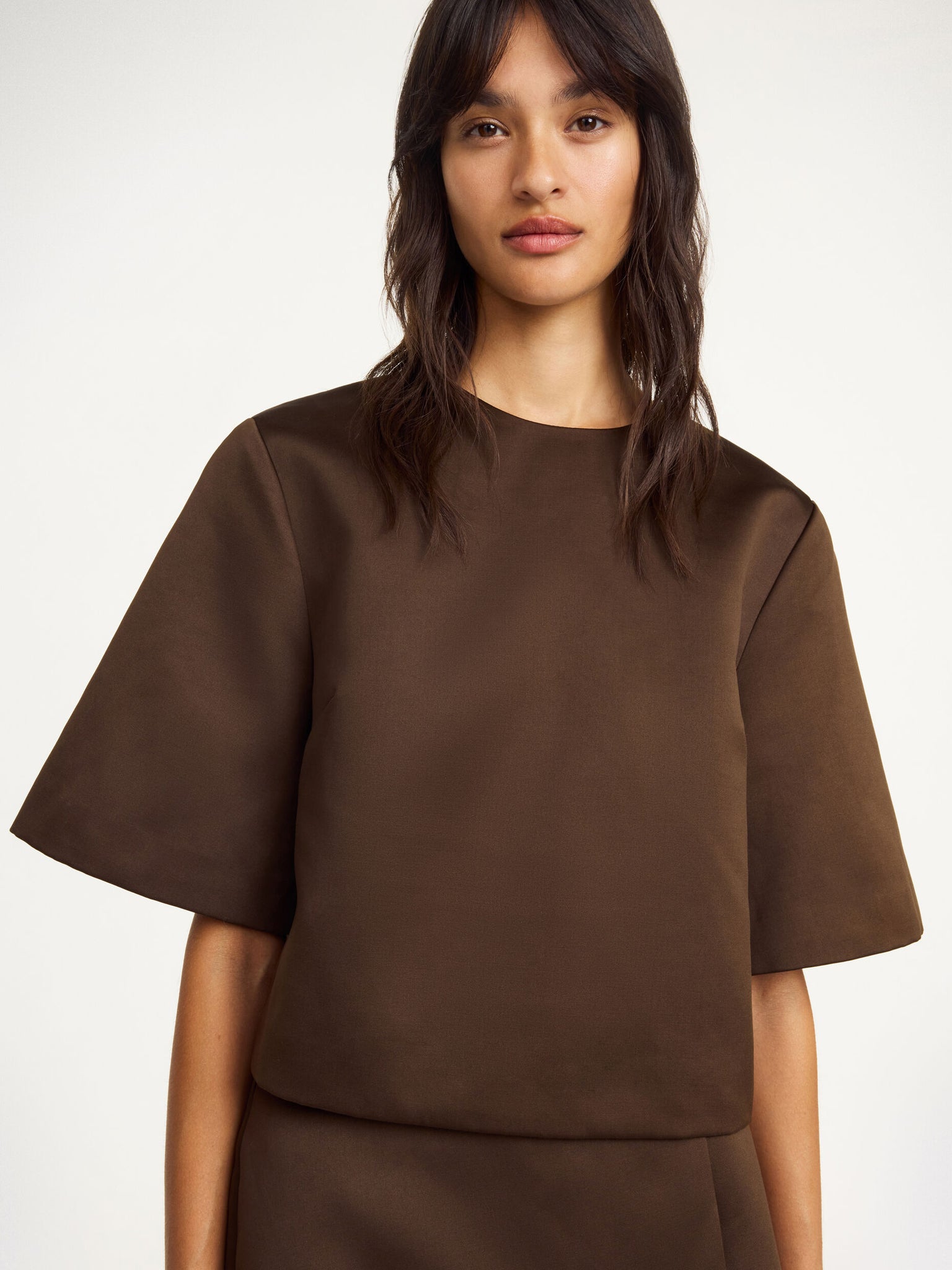 Hania Top in Dark Mahogany