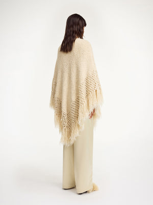 Gintana Poncho in Oyster Gray