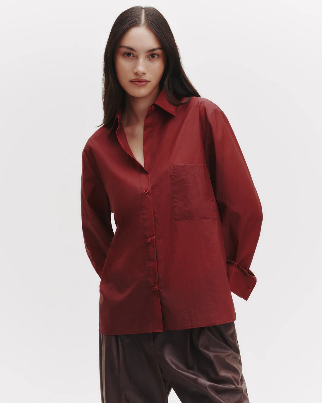 Next Morning Shirt in Burgundy