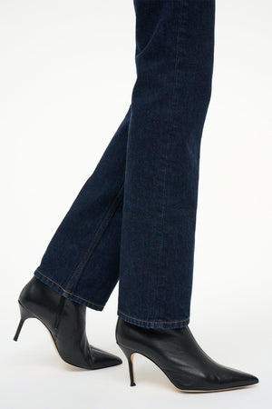 Fashion-forward Staud Sebastian Ankle Boot in black designed for modern elegance.