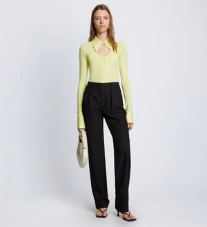 Drapey Suiting Trousers in Black