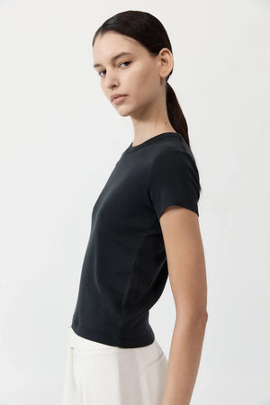 Organic Cotton Baby Tee in Jet Black