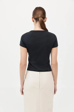 Organic Cotton Baby Tee in Jet Black