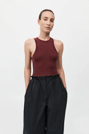 Jersey Tank in Currant