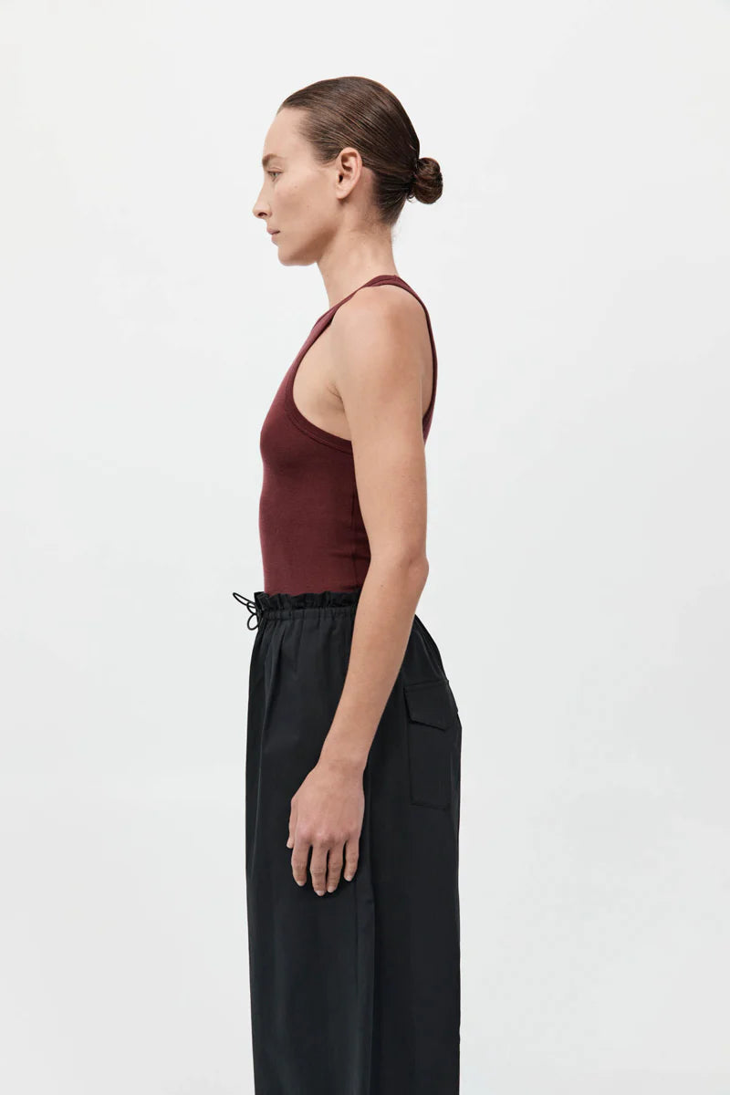 Jersey Tank in Currant