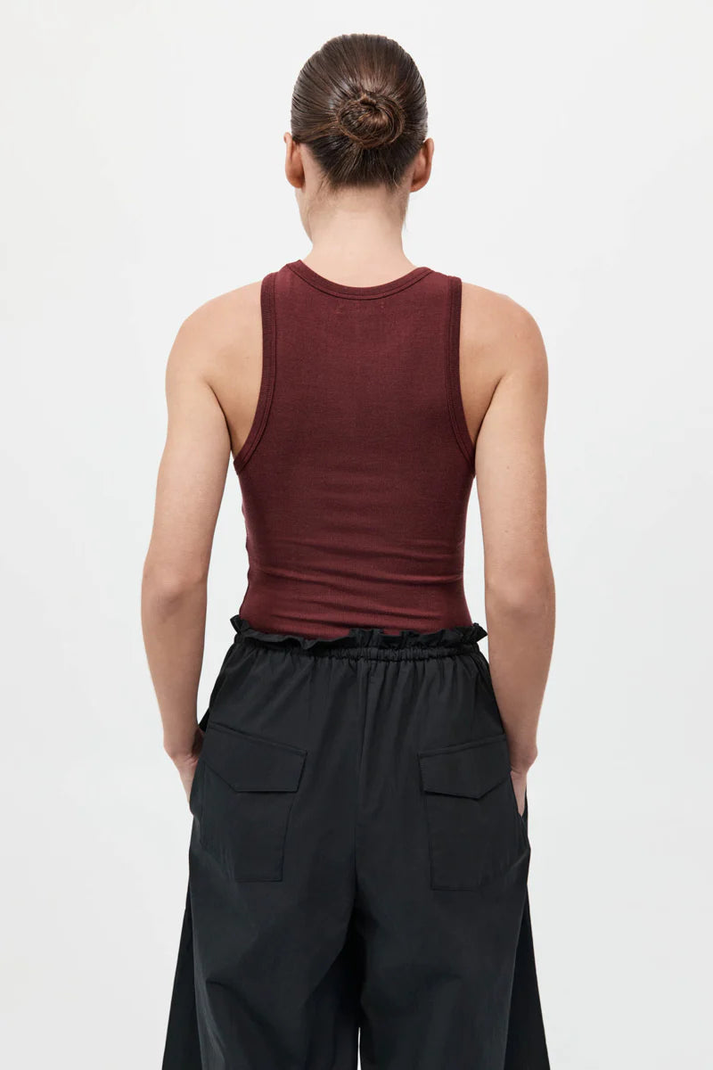 Jersey Tank in Currant