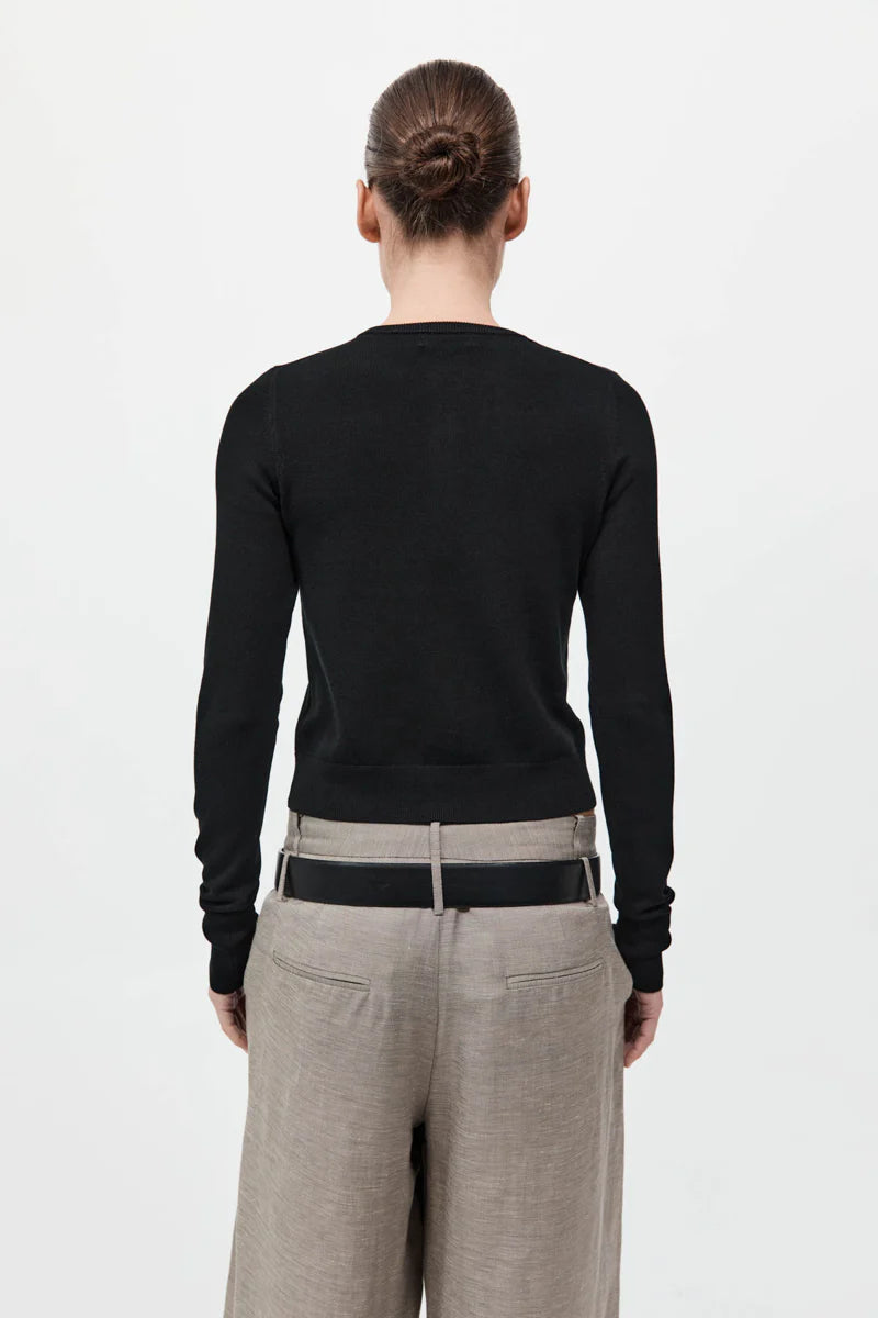 Classic Cardigan in Black