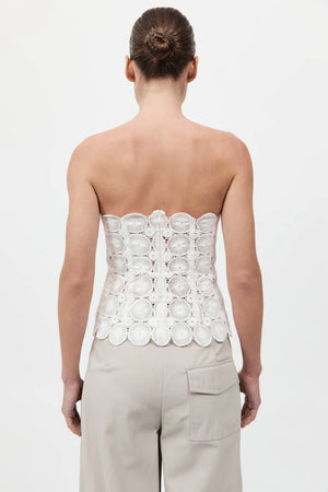Doily Top in White