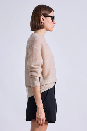 Softest Tissue Weight Sweater in Sand