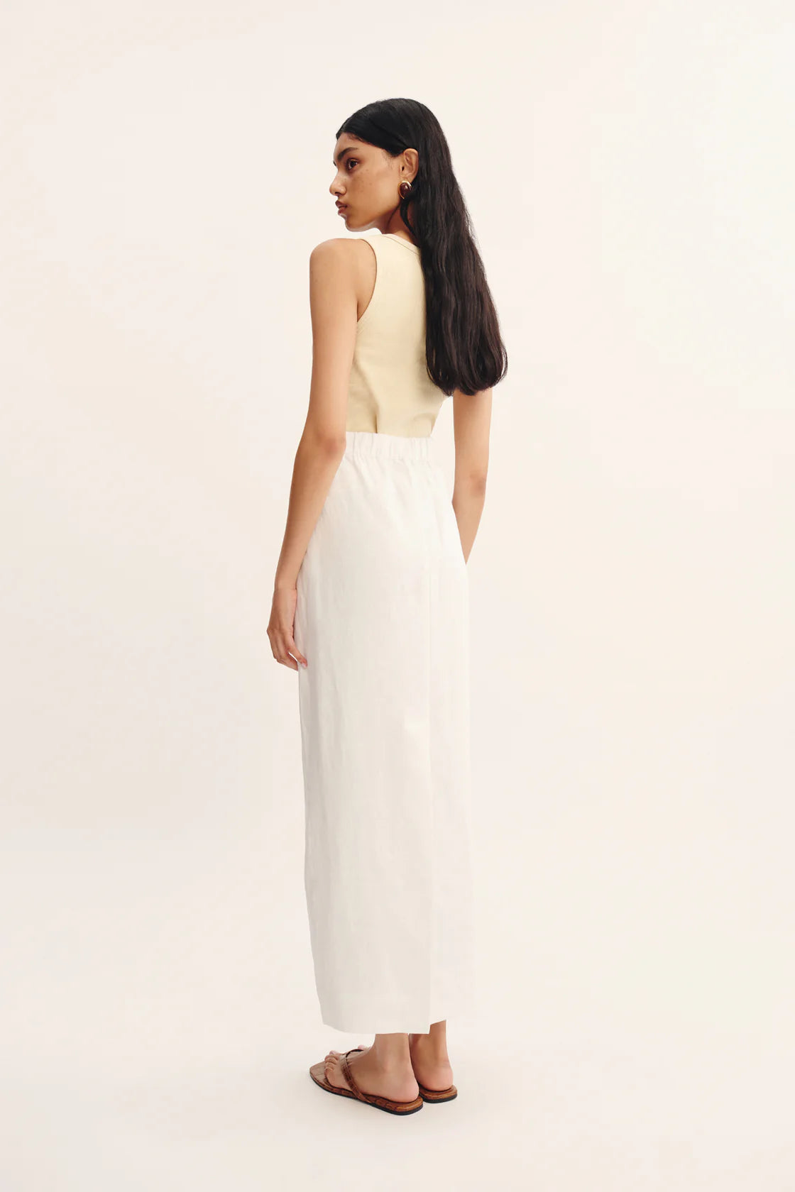 Bonnie Pencil Skirt in Ivory