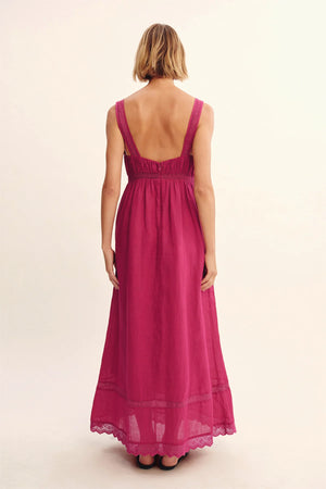 Grace Shift Dress in Dragon Fruit