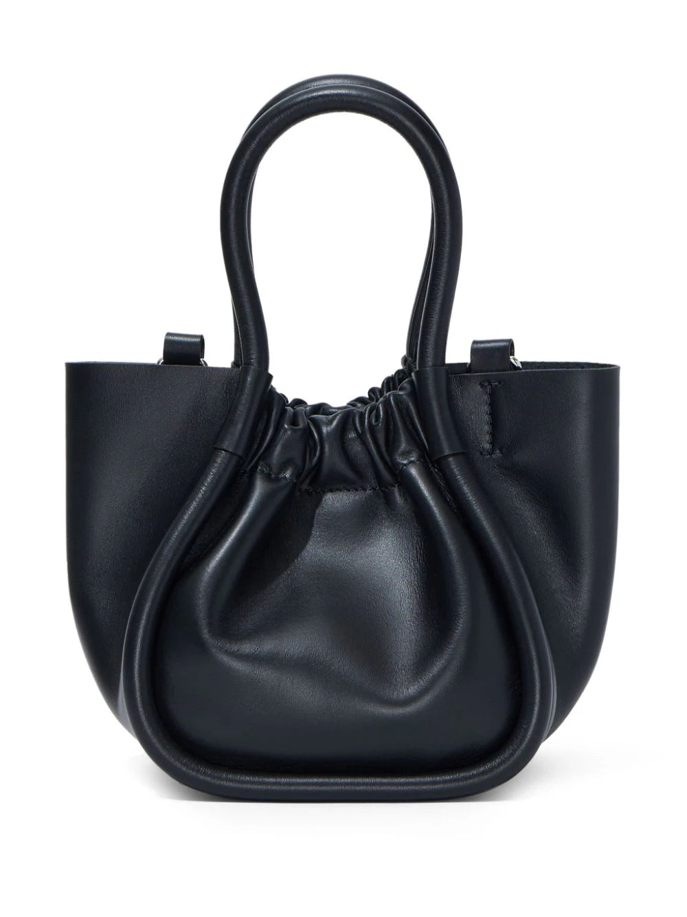 Extra Small Ruched Tote in Black