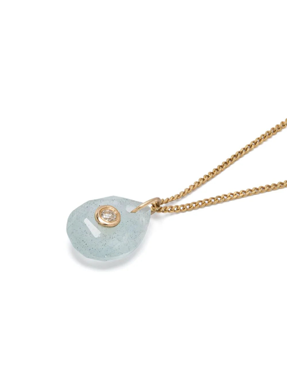 Orso Short Necklace in Aquamarine