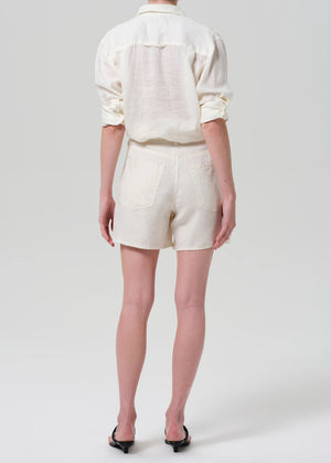 Brynn Drawstring Short in Vanilla
