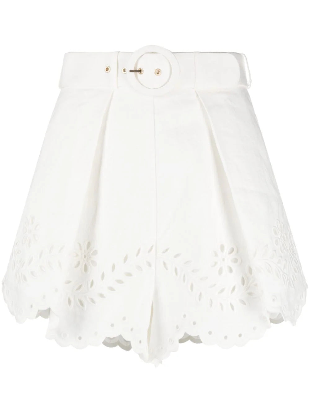 Junie Embroidered Short in Ivory