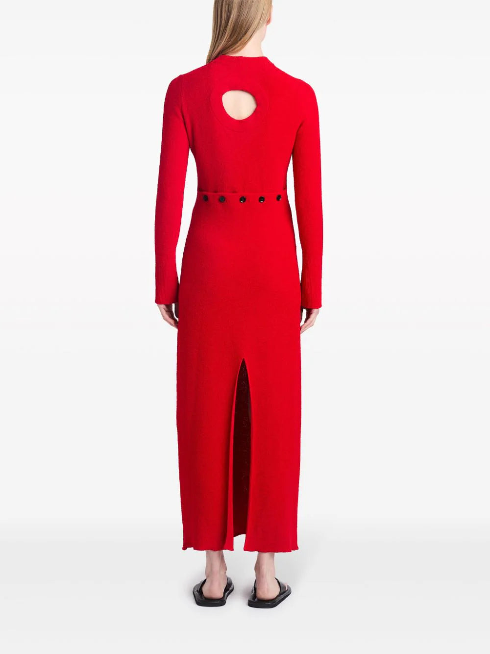 Lara Knit Dress in Red