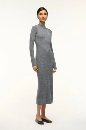 Ramona Dress in Charcoal Grey