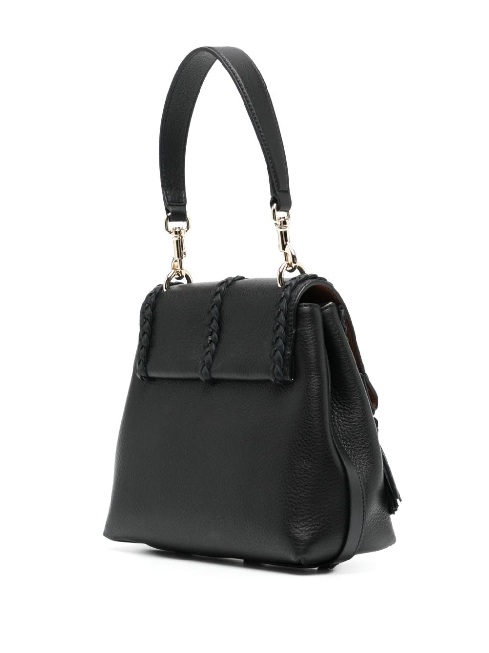 Penelope Small Soft Shoulder Bag in Black