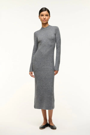 Ramona Dress in Charcoal Grey