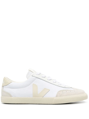 Volley Canvas Sneakers in White_Pierre