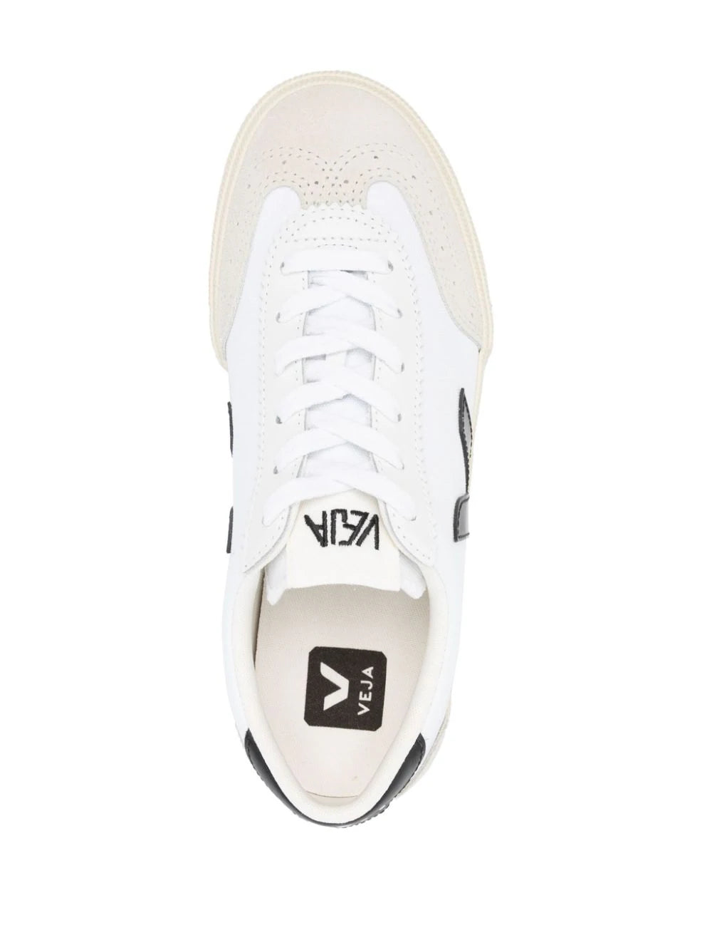 Volley Canvas Sneakers in White_Black