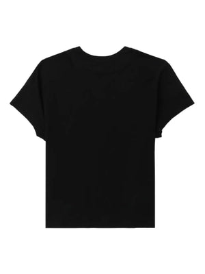 Adine Shrunken Tee in Black