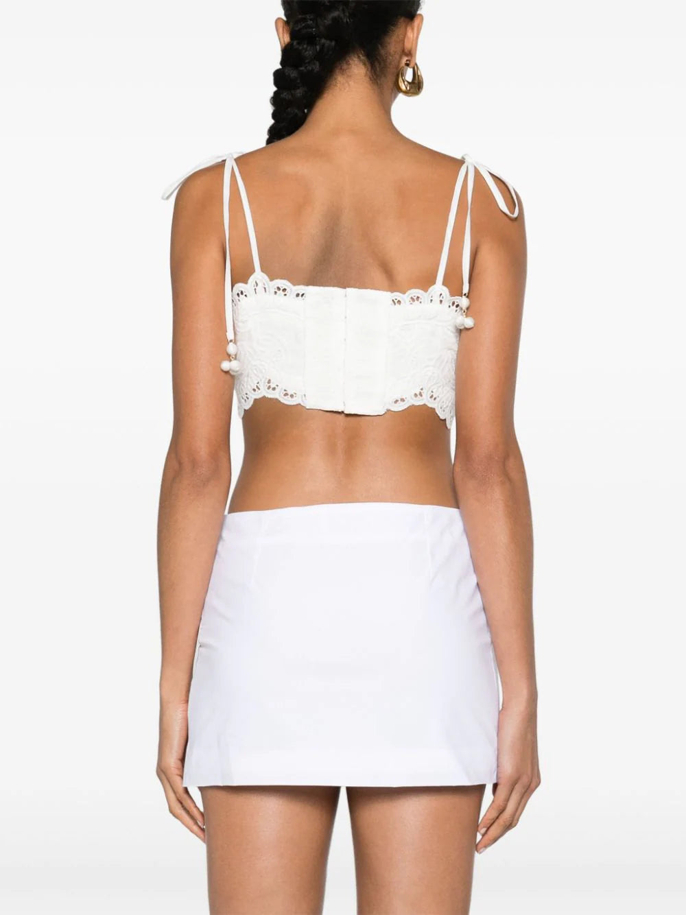 Ottie Embroidered Bodice in Ivory