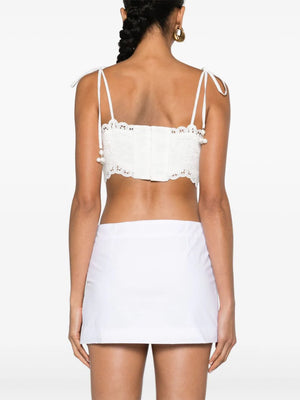 Ottie Embroidered Bodice in Ivory