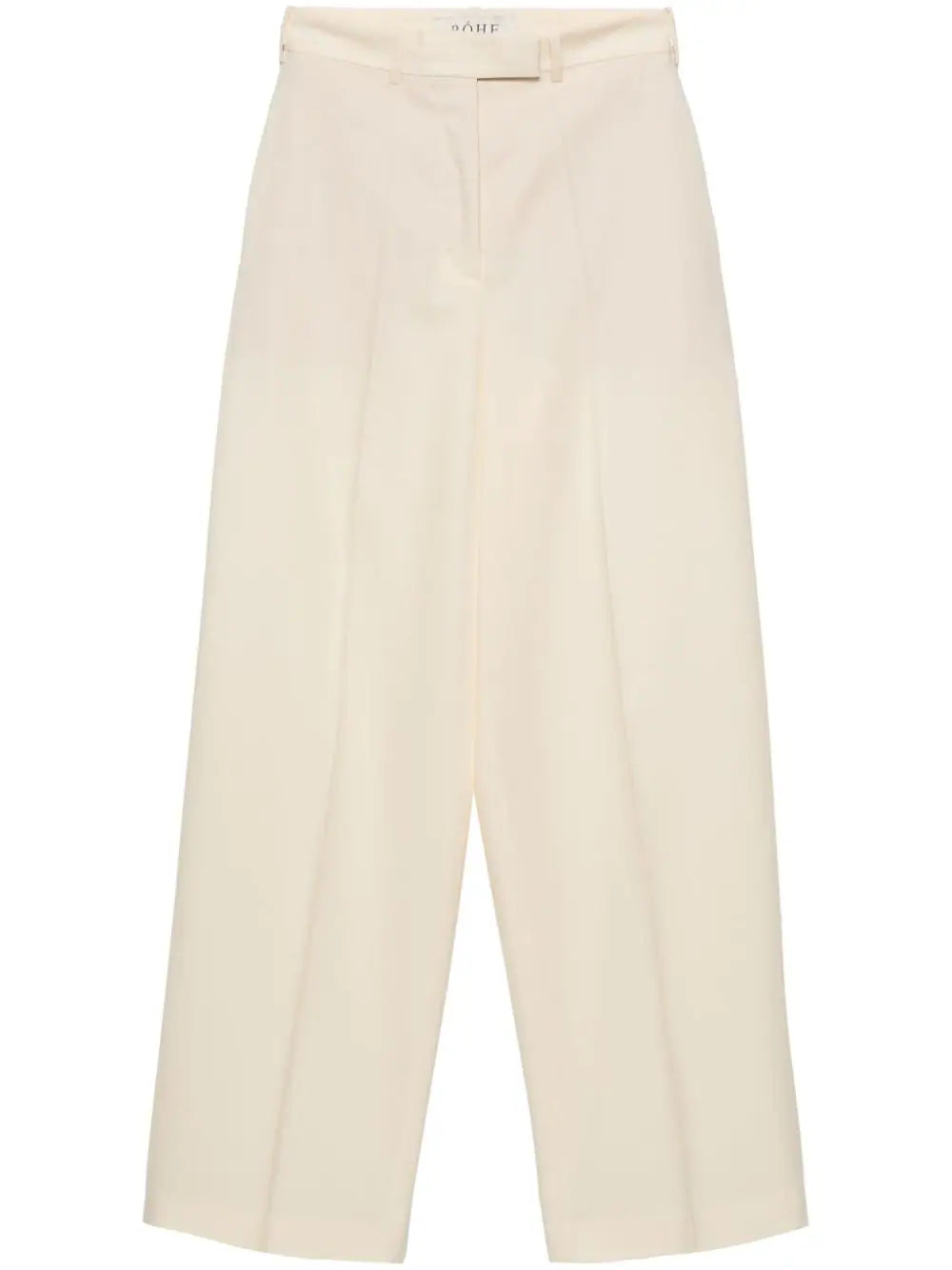 Wide Leg Trousers in Off-White