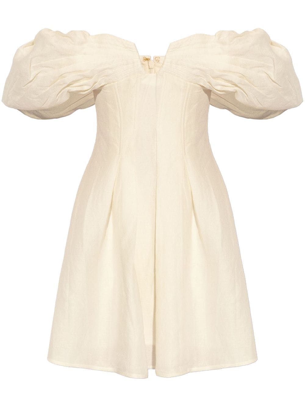 Lissett Mini Dress in Off White