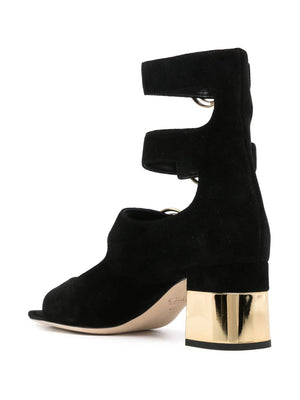 Alizè Heeled Sandal in Black