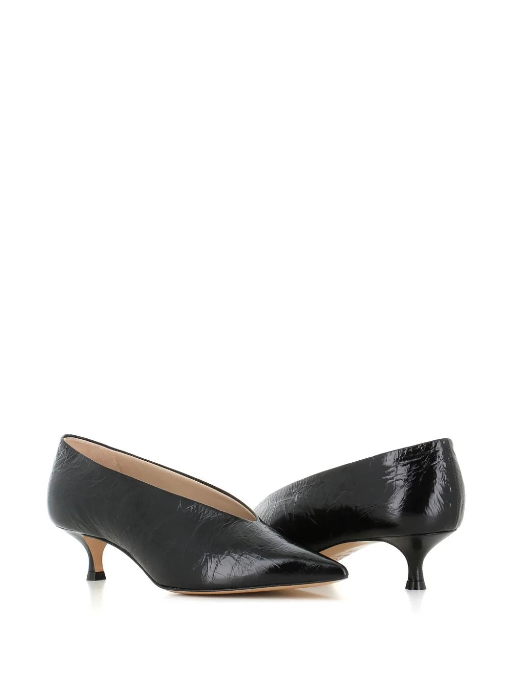 Babouche Kitten Heel in Black