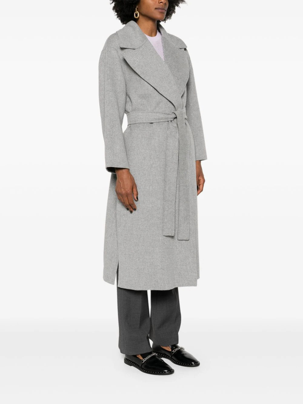 Olanda Coat in Light Grey