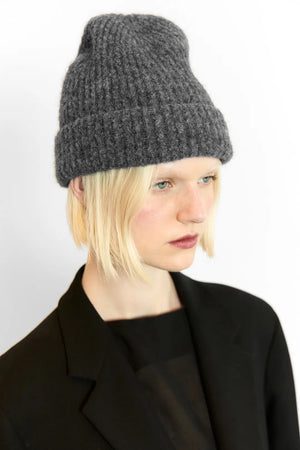 Piper Beanie in Dark Grey