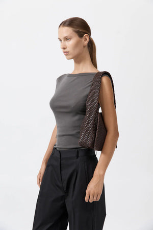 Lattice Everyday Satchel in Coffee