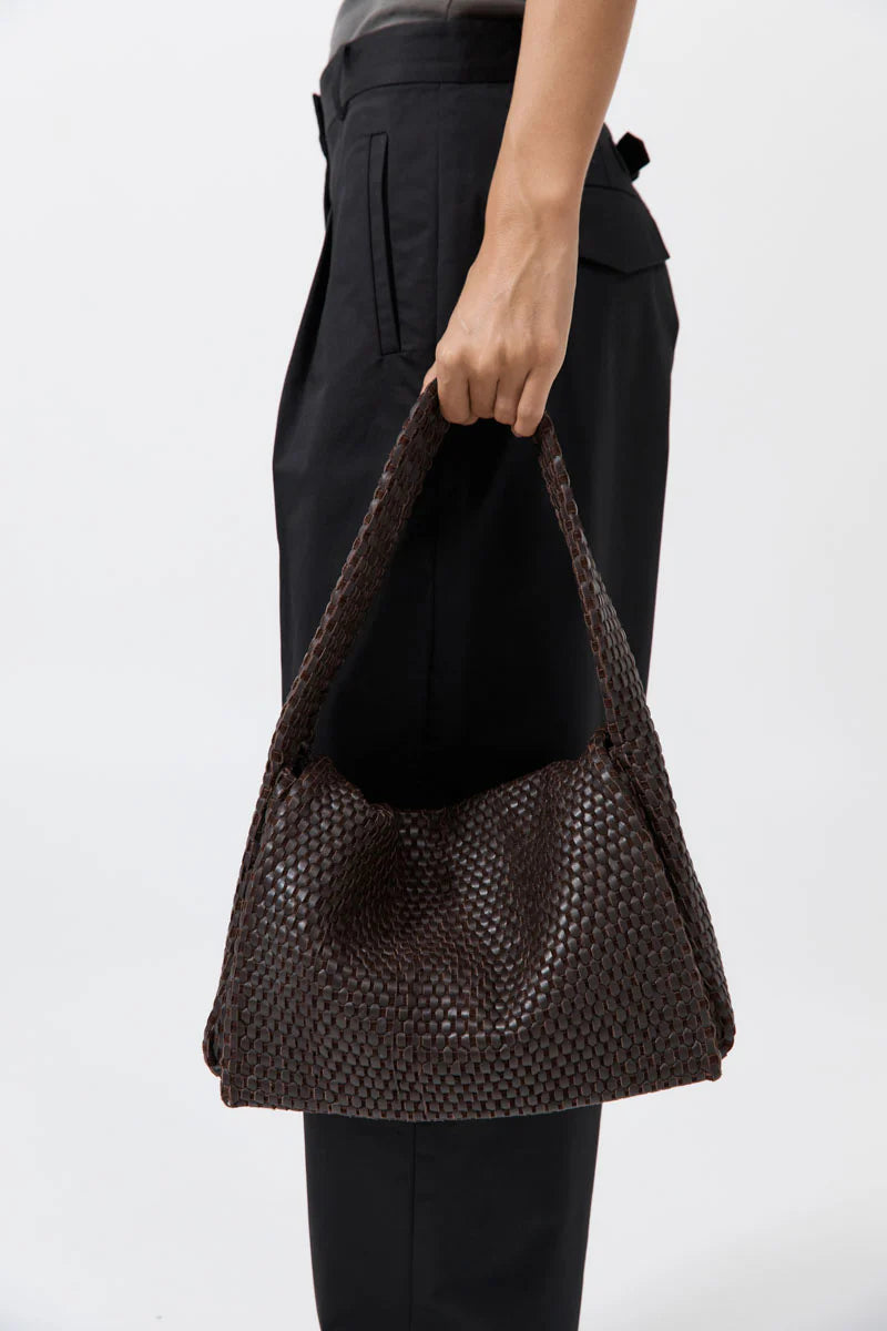 Lattice Everyday Satchel in Coffee