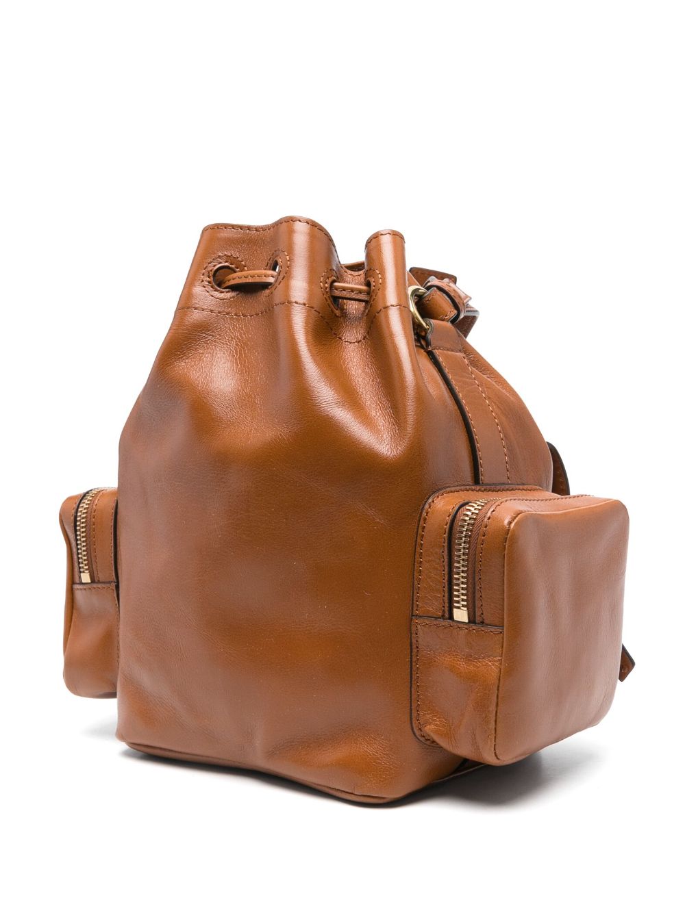 Camera Bucket Bag in Clay Brown