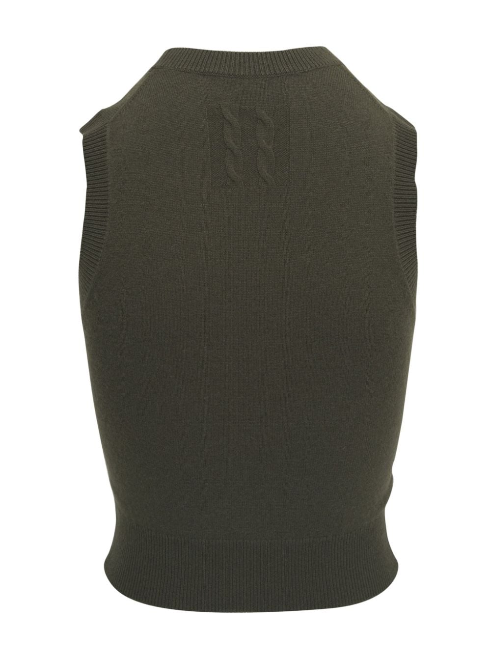 May Sweater Tank in Dark Moss