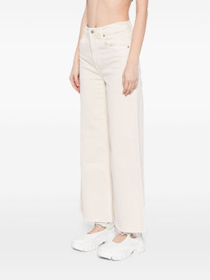 Lyra Crop Wide Leg in Almondette