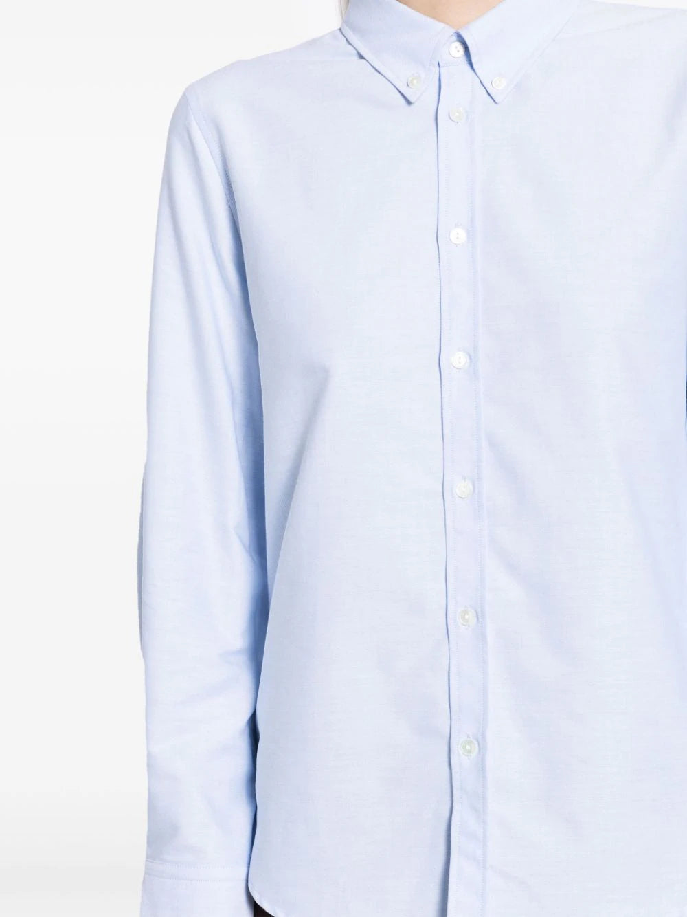 Dyllan Shrunken Shirt in Light Blue