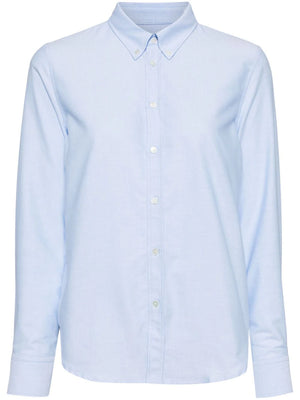 Dyllan Shrunken Shirt in Light Blue