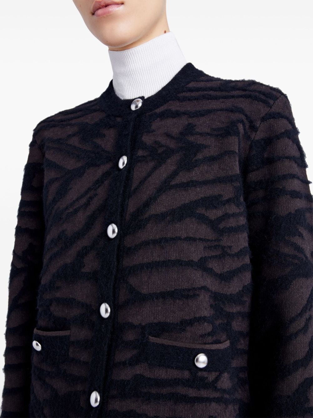 Josephine Jacket in Hickory/Black