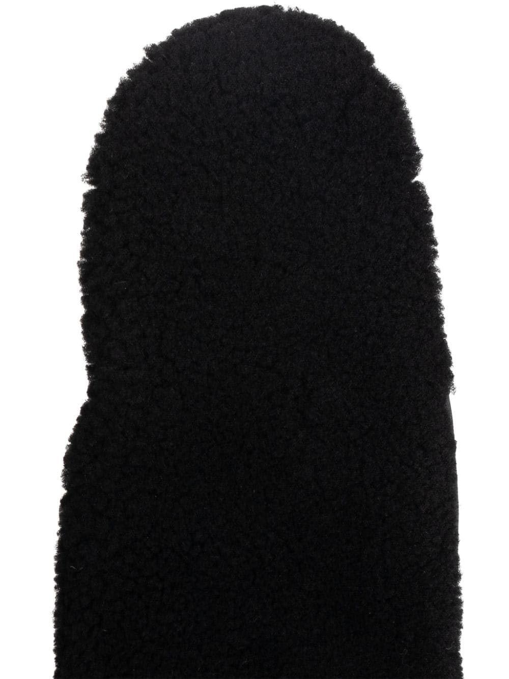 Paneled Mittens in Black