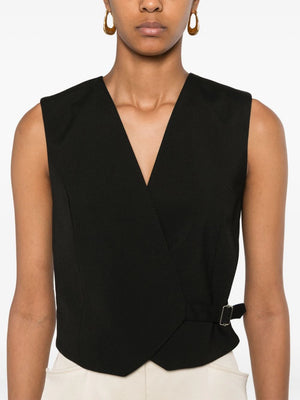 Talime Vest in Black